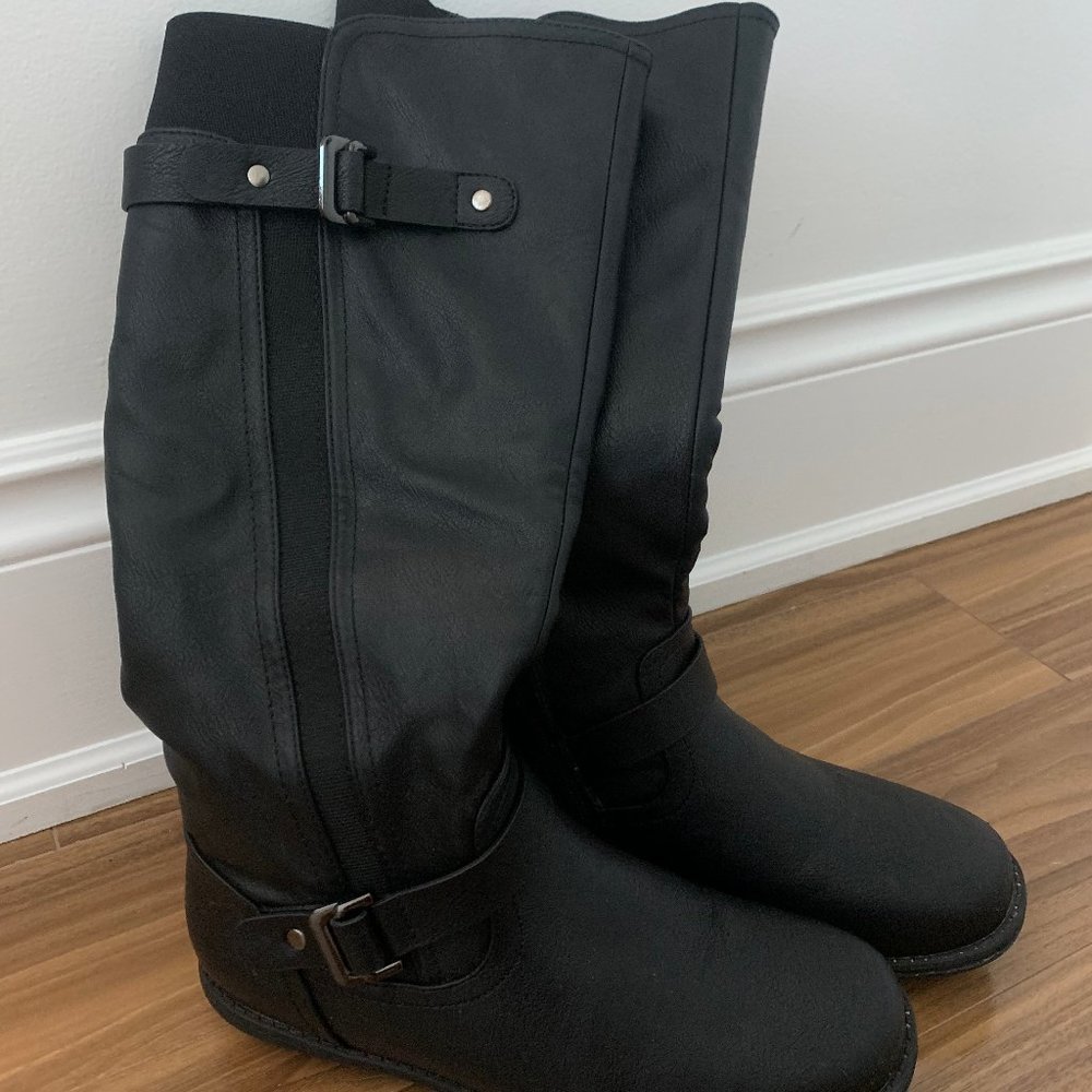 Women's Faux Fur-Lined Knee High Winter Boots